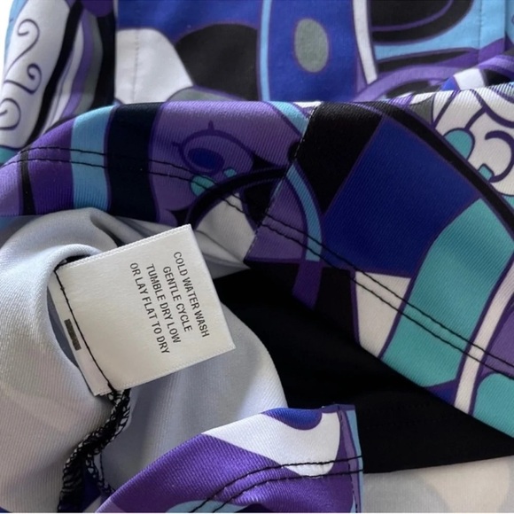 KEVAN HALL SPORT Abstract Mini Skourt Size 2 - Picture 10 of 11